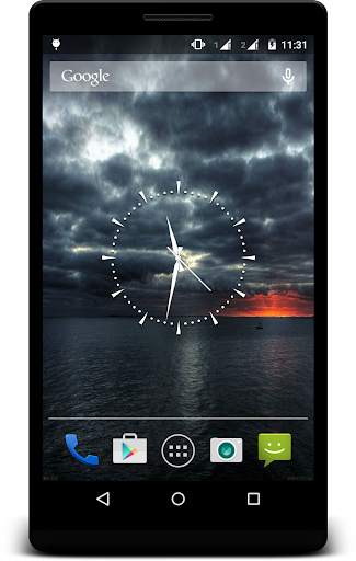 Night Clock Live Wallpaper screenshot 4