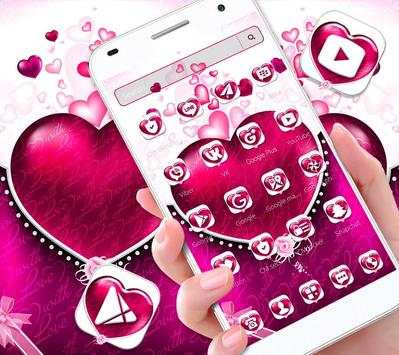 Valentine Love Heart Launcher Theme 💖 screenshot 4
