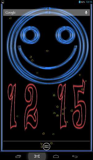 Clock Smile Live Wallpaper screenshot 6