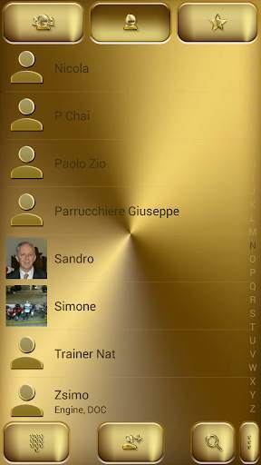 Dialer Solid Gold Theme for Drupe and ExDialer screenshot 3