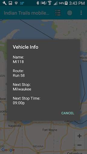 Indian Trails Bus Tracker screenshot 2