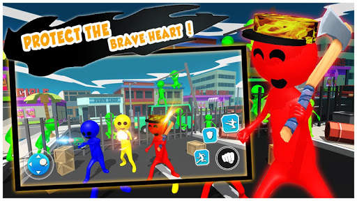 Anger Of Stickman : Zombie Shooting Game screenshot 1