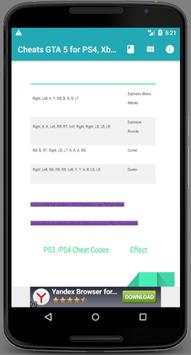 Cheats GTA 5 for PS4, Xbox, PC screenshot 3