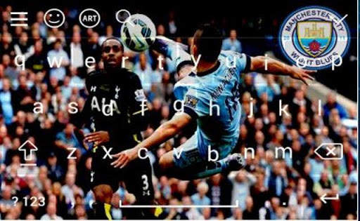 Sergio Aguero Theme Keyboard screenshot 3
