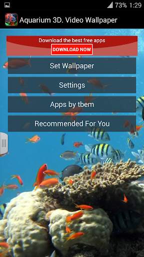 Aquarium 3D. Video Wallpaper screenshot 5