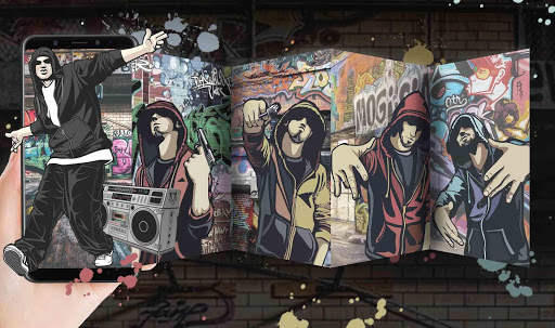 Street Graffiti Live Wallpaper Themes screenshot 1
