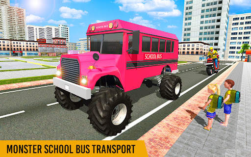School Bus Driving Games 3D screenshot 4