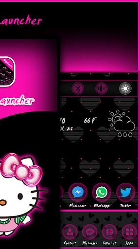 Kitty Launcher Theme screenshot 5