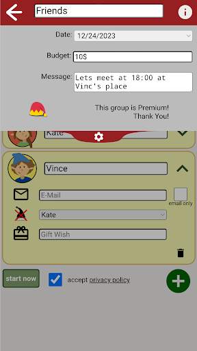 Secret Santa App screenshot 4