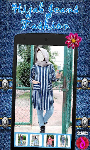 Hijab Jeans Fashion Beauty 5 تصوير الشاشة