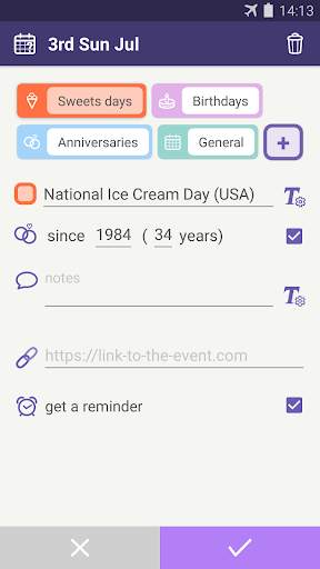 Celebrate! - Fun celebrations calendar скриншот 5