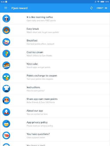 Pjani reward app with free gift cards screenshot 5