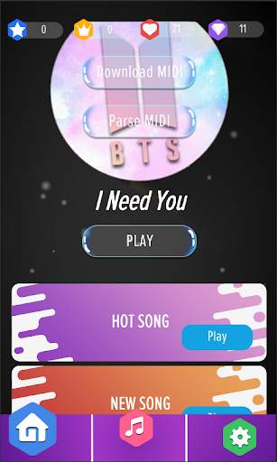 BTS Kpop Army - Magic Piano Tiles screenshot 1