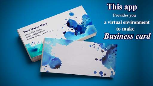 Business Card Maker Visiting Card Maker Photo Logo screenshot 4