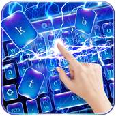 Lightning Blue Keyboard Theme 10001002