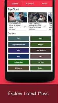 Free Tube Music Player screenshot 1