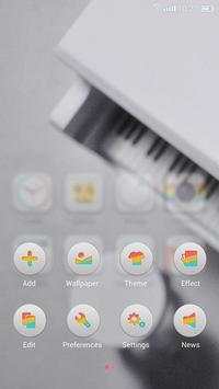 White Style GO Launcher Theme screenshot 5