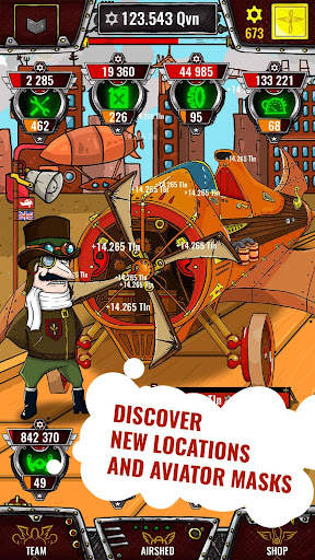 Aviator - idle clicker game screenshot 2