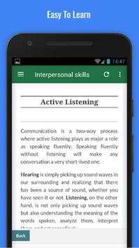 Learn Interpersonal skills Free screenshot 4