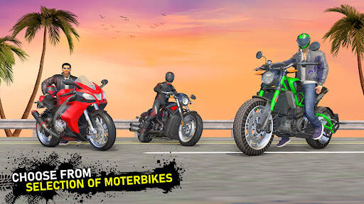 Moto Traffic Bike Race Game 3d screenshot 4