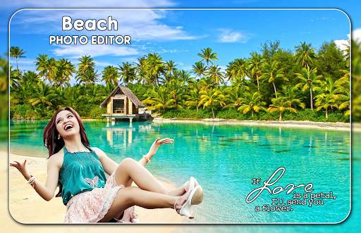 Beach Photo Editor 1 تصوير الشاشة