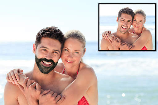 Man Mustache Beard FaceChanger 1 تصوير الشاشة