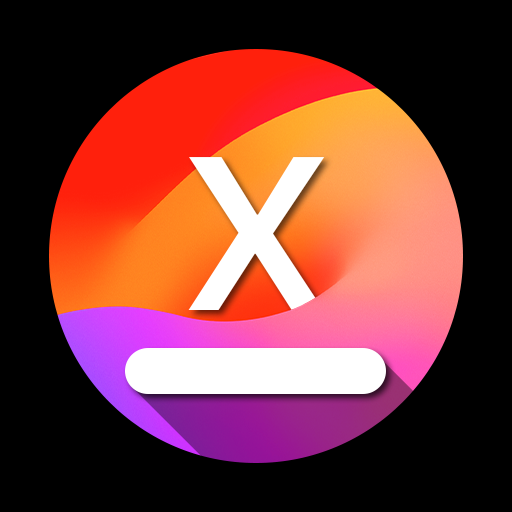Transparent iOS X - Home Bar icon