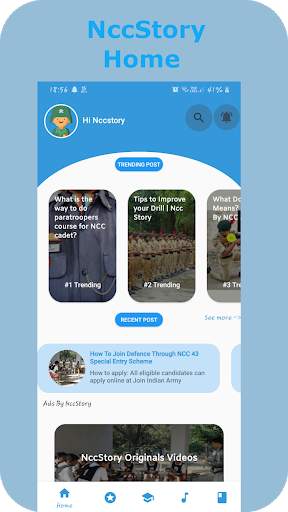 NccStory - NCC INDIA App (National Cadet Corps) screenshot 1