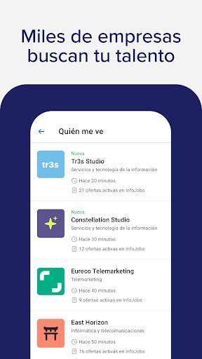 InfoJobs - Trabajo y Empleo скриншот 5