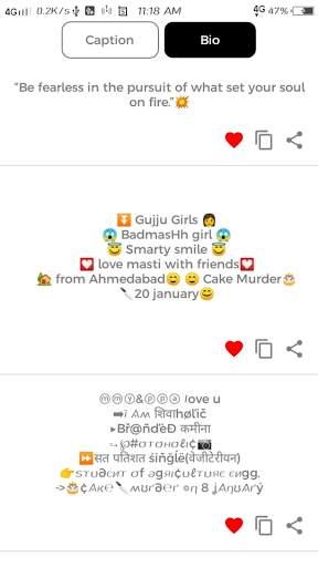 Caption And Bios For Instagram screenshot 7