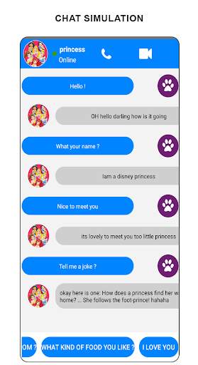 Fake Call Simulator For Princess screenshot 5