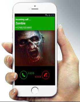 Zombie Fake call screenshot 1