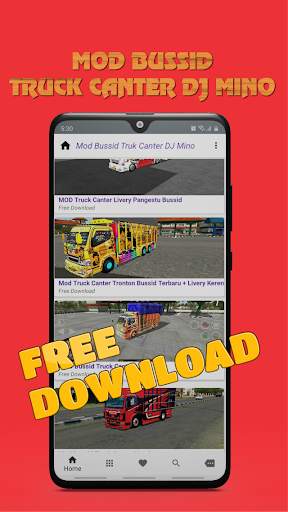 Mod Bussid Truk Canter DJ Mino 2020 screenshot 3