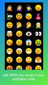 Notie - notes & emoji in notification 😂💯 скриншот 2