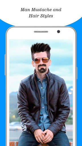Man Mustache and Hair Styles Photo Editor screenshot 3