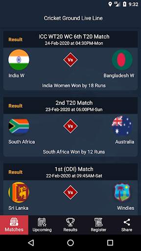 Cricket Ground Live Line screenshot 2