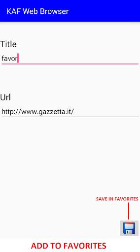 KAF Web Browser screenshot 4
