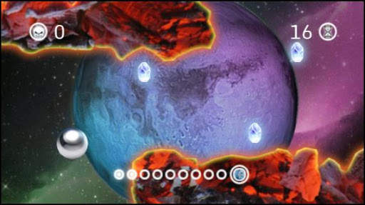 Angry Ball - Lost in Space screenshot 1
