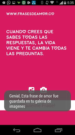 Frases de Amor para Whatsapp screenshot 3