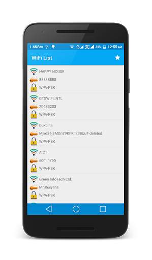 WiFi Password Viewer Root - show WiFi passwords screenshot 1
