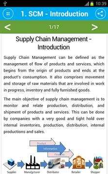 Free Supply Chain Management Tutorial screenshot 1