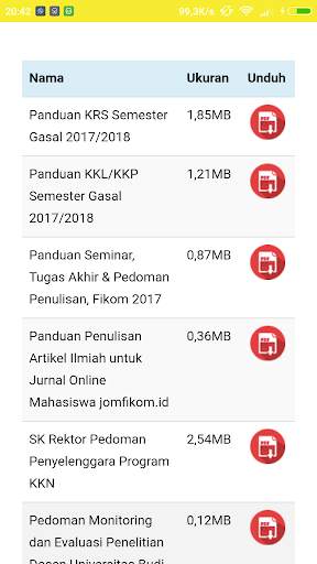 Fikom Mobile UBL screenshot 5