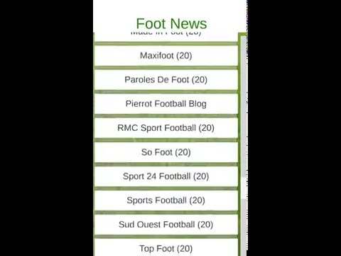 Foot News screenshot 1