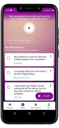 Billionaire Affirmations - Success Mindset daily! screenshot 3