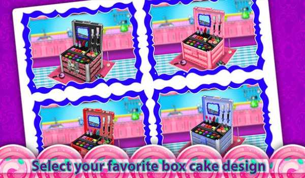 Princess Cosmetics Box Cake Maker! Cooking Game screenshot 10