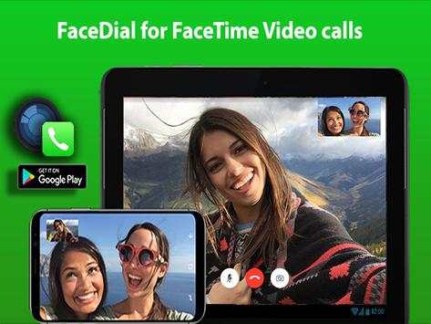 Facetime face Dial Calls 5 تصوير الشاشة