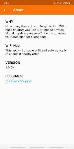 WiFi Nap screenshot 3