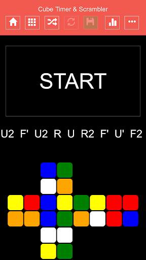 Cube Timer & Scrambler LITE screenshot 1