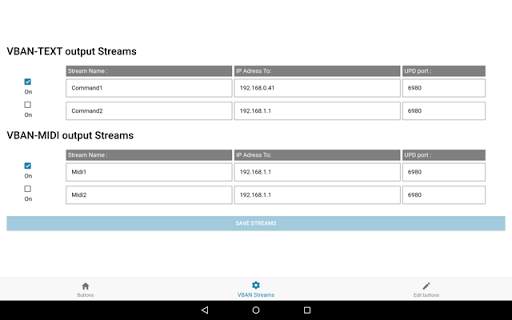 VBAN Buttons screenshot 7