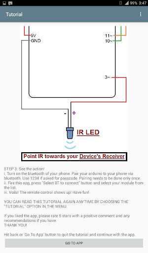 Remote Control (needs Arduino & Bluetooth module) скриншот 15